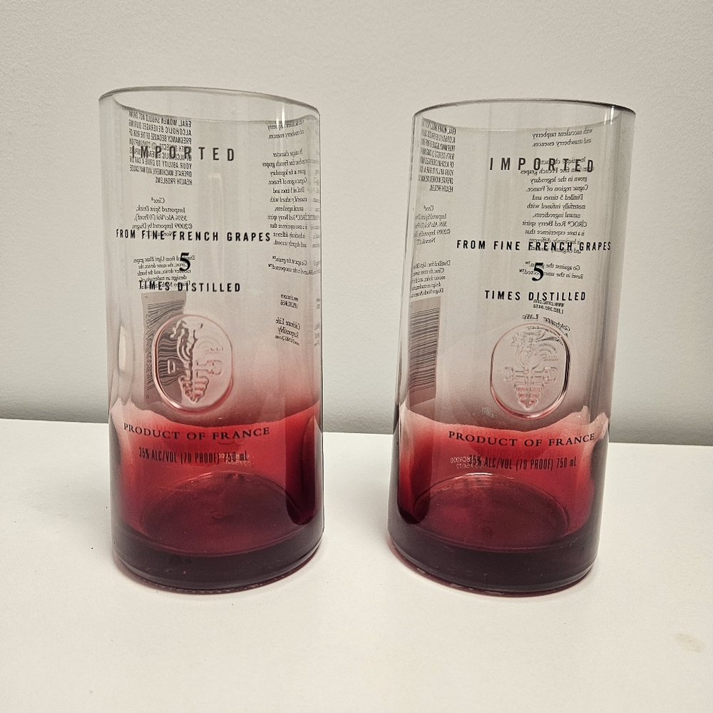 Handmade Ciroc Red Berry Highball Glass Set